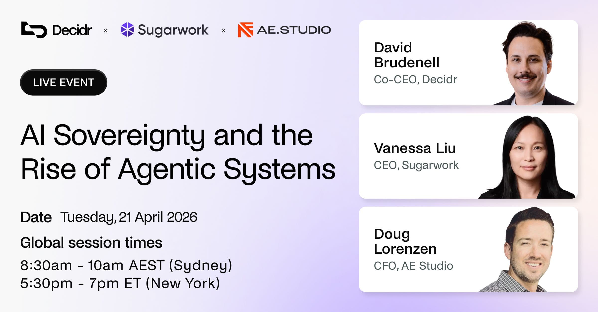 Decidr x Sugarwork x AE.STUDIO